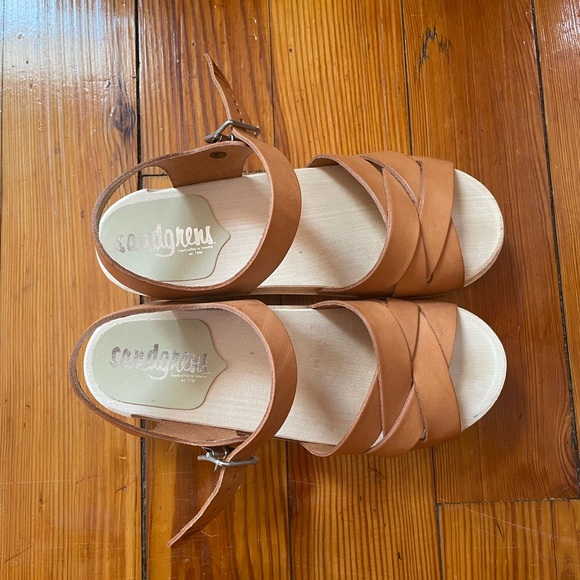 Sandgrens sandal clogs in nude - Picture 4 of 9